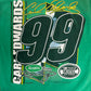 Carl Edwards Scotts Team Racing NASCAR Racing Graphic Tee | Size Large | Vintage 2000s Racing Green T-Shirt |
