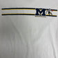 Michigan Wolverines Basketball AND1 Graphic Tee | Size Large | Vintage 1990s College Basketball White T-Shirt |