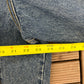 Planet Hollywood Stitched Denim Jacket | Size X-Large | Vintage 1990s Blue Promotional Jean Jacket |