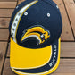 Buffalo Sabres Embroidered Graphic Hat | Strap Back | Vintage 2000s NHL Hockey Blue Cap |