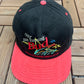 Bud At The Glen 1995 Racing Embroidered Graphic Hat | Snap Back | Vintage 1990s NASCAR Racing Black Cap |