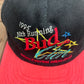 Bud At The Glen 1995 Racing Embroidered Graphic Hat | Snap Back | Vintage 1990s NASCAR Racing Black Cap |