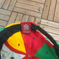 Bob Marley Embroidered Graphic Hat | Snap Back | Vintage 2000s Promotional Reggae Music Colourful Cap |