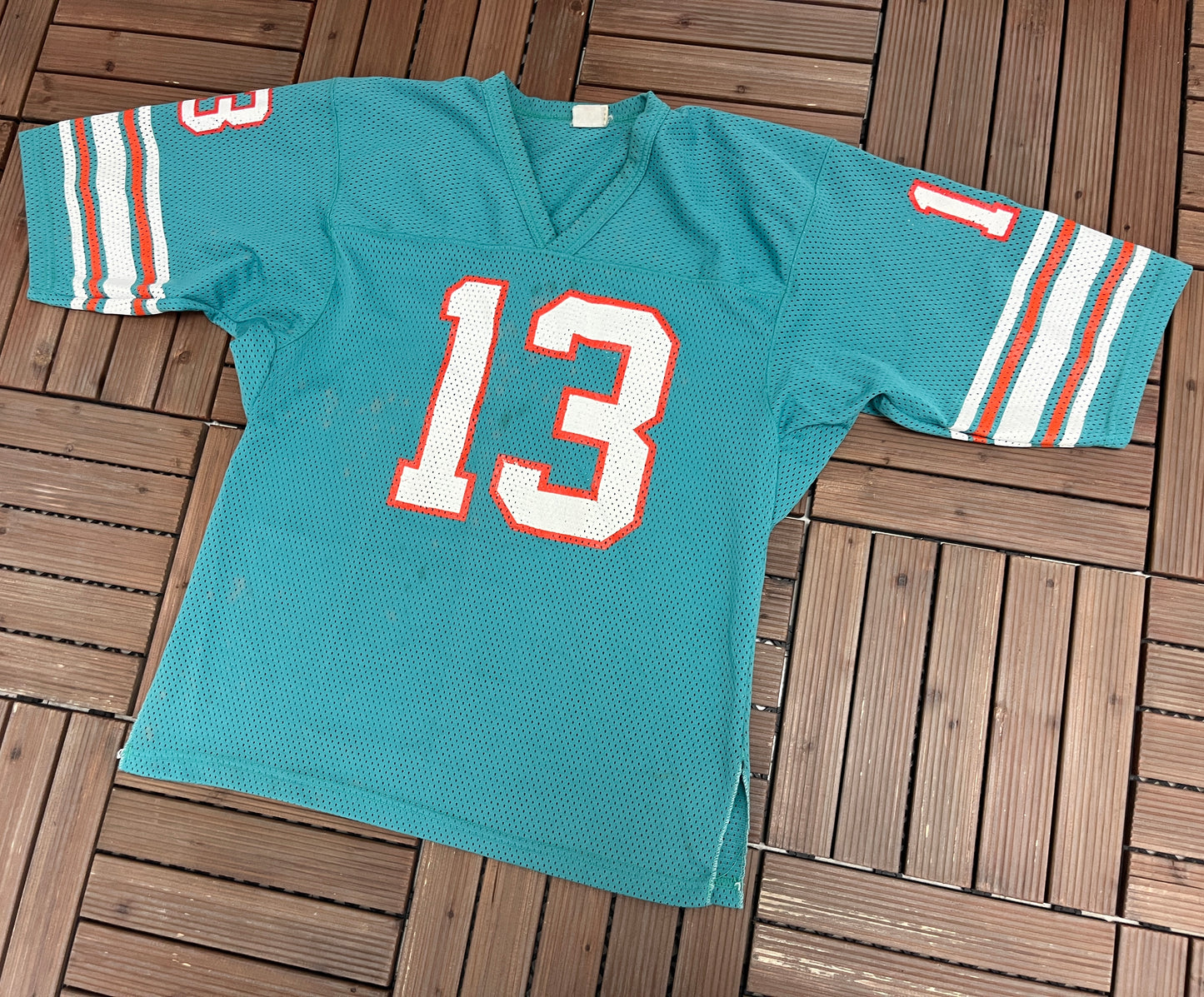 Miami Dolphins Dan Marino Football Jersey | Size X-Large | Vintage 1990s NFL Football Jersey |