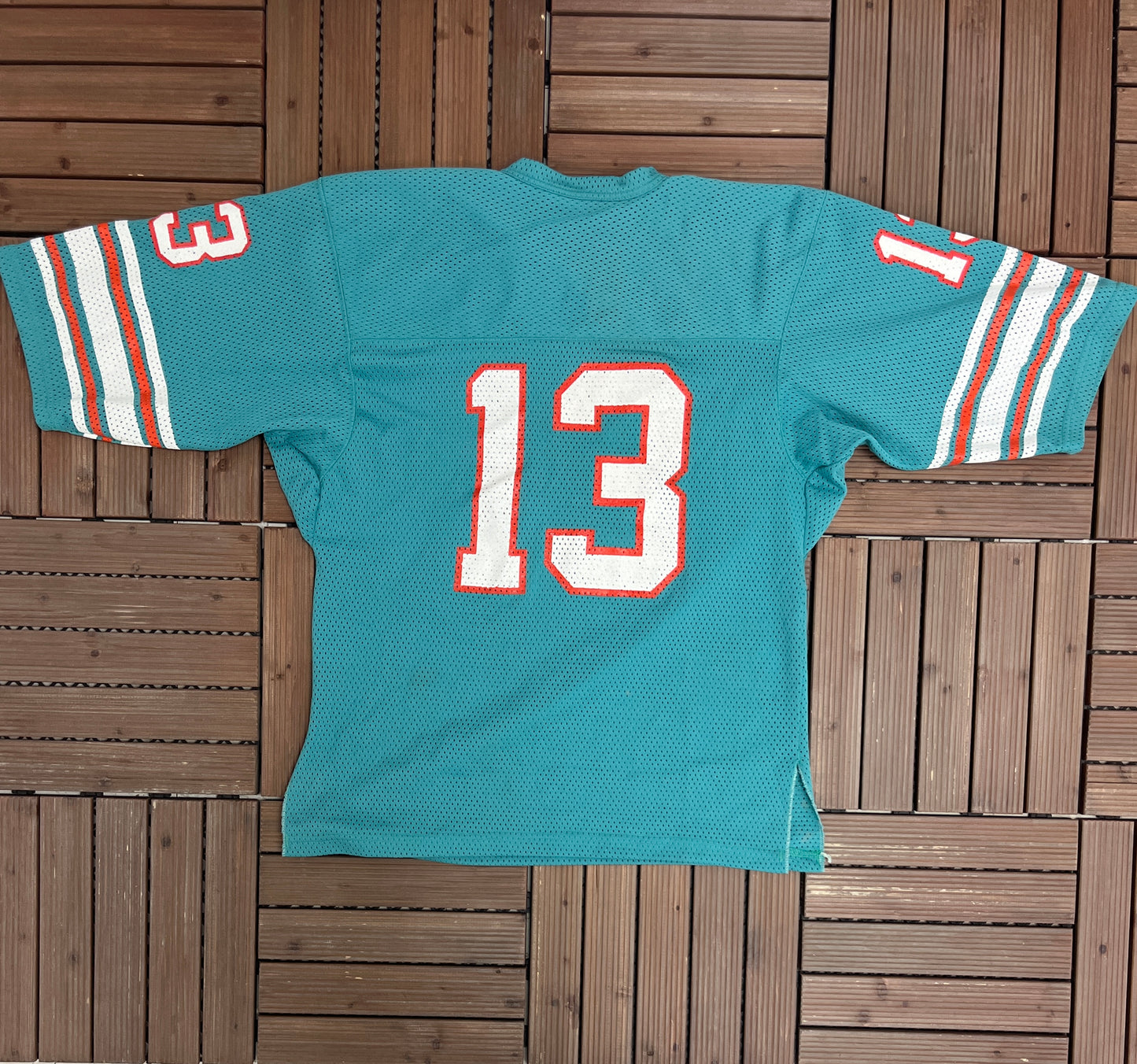 Miami Dolphins Dan Marino Football Jersey | Size X-Large | Vintage 1990s NFL Football Jersey |