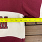 Texas A&M Aggies Graphic Crewneck | Size Large | Vintage 1990s University Red Sweater |