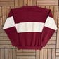 Texas A&M Aggies Graphic Crewneck | Size Large | Vintage 1990s University Red Sweater |