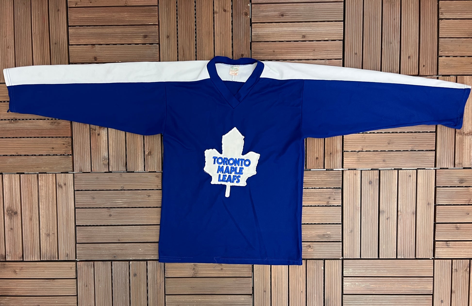Rare Vintage Toronto Maple Leafs NHL Jersey Bauer 1960s or 1970s Made in  Canada