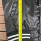 Chevrolet Heartbeat of America Graphic Jacket | Size Medium | Vintage 1990s Made in USA Black Jacket |