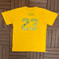 Eagles Equipment Graphic Tee | Size X-Large | Vintage 1990s High School Yellow T-Shirt |