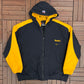 Pittsburgh Steelers Nike Graphic Windbreaker | Size XX-Large | Vintage 1990s NFL Football Black Puffer Jacket |