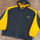 Pittsburgh Steelers Nike Graphic Windbreaker | Size XX-Large | Vintage 1990s NFL Football Black Puffer Jacket |