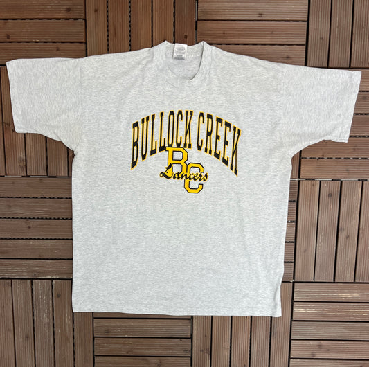 Bullock Creek Lancers Graphic Tee | Size XX-Large | Vintage 1990s Grey High School T-Shirt |