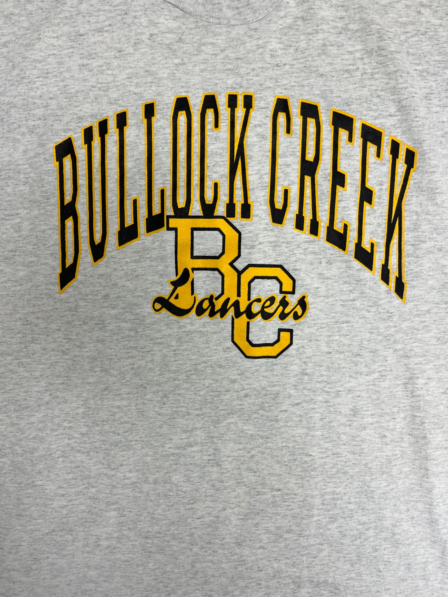 Bullock Creek Lancers Graphic Tee | Size XX-Large | Vintage 1990s Grey High School T-Shirt |