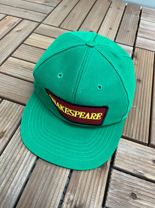 Shakespeare Stitched Graphic Hat | Adjustable With Snap Back | Vintage 1990s Theatre Promotional Green Cap | Free Shipping to USA|