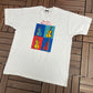 Bay View Music Festival 1990 Graphic Tee | Size X-Large | Vintage 1990s Music Festival White T-Shirt |
