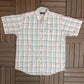 Austin Reed Plaid Button Down Shirt | Size Large | Vintage 1990s Plaid Colourful Button Down |