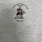 Centre De Conditionnement Physique Fitness Center Graphic Crewneck | Size Large | Vintage 1990s Promotional Grey Sweater |