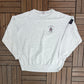 Centre De Conditionnement Physique Fitness Center Graphic Crewneck | Size Large | Vintage 1990s Promotional Grey Sweater |
