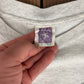 Centre De Conditionnement Physique Fitness Center Graphic Crewneck | Size Large | Vintage 1990s Promotional Grey Sweater |