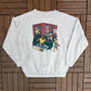 Centre De Conditionnement Physique Fitness Center Graphic Crewneck | Size Large | Vintage 1990s Promotional Grey Sweater |