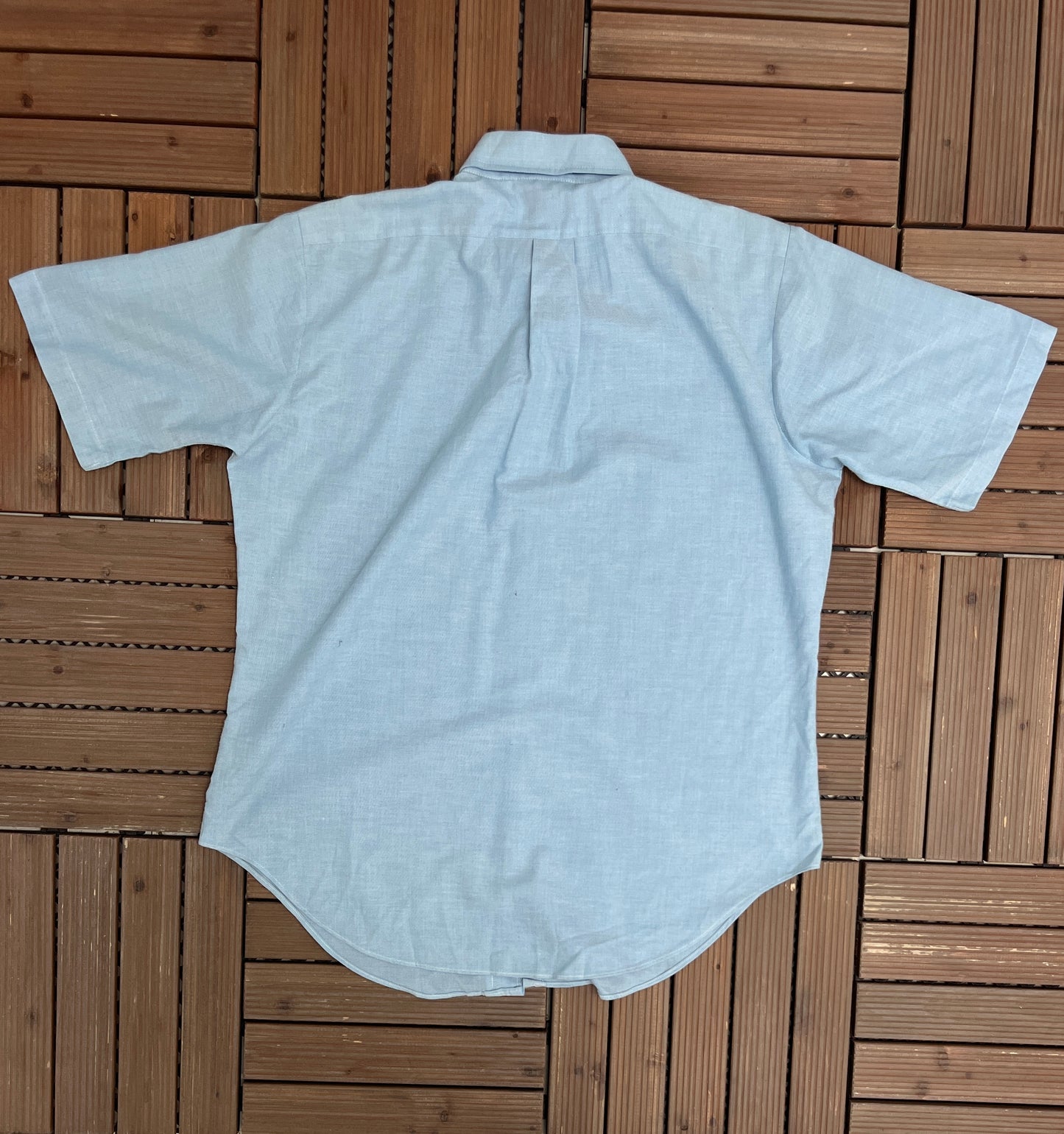 Arrow Light Blue Button Down Shirt | Size Large | Vintage 1990s Light Blue Button Down |