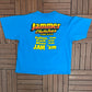Jammer Clutches by Capone Graphic Tee | Size XX-Large | Vintage 1990s Promotional Blue T-Shirt |