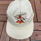 Anheuser-Busch Embroidered Graphic Hat | Snap Back | Vintage 1990s Beer Alcohol Promotional Beige Trucker Cap |Free Shipping to USA|