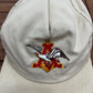 Anheuser-Busch Embroidered Graphic Hat | Snap Back | Vintage 1990s Beer Alcohol Promotional Beige Trucker Cap |Free Shipping to USA|