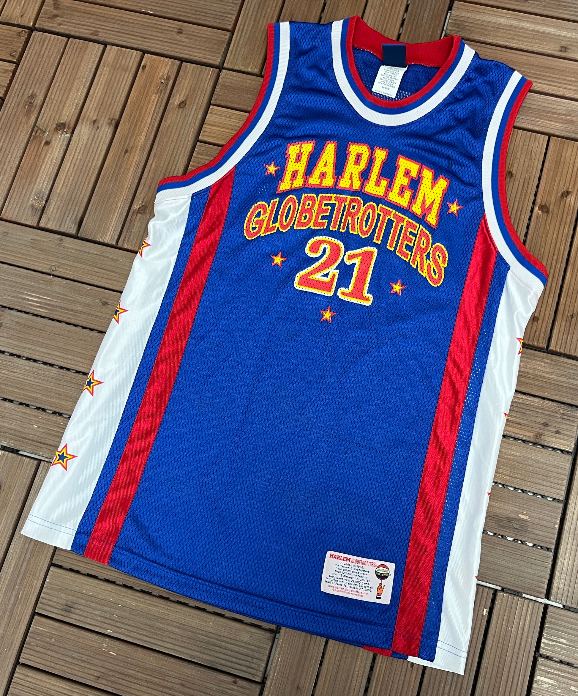 Harlem Globetrotters jersey.