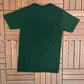 Manitoba Moose Graphic Tee | Size Small | Vintage 1990s American Hockey League AHL Green T-Shirt |