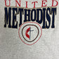 United Methodist Church Graphic Tee | Size Large | Vintage 1990s Made in USA Grey T-Shirt |