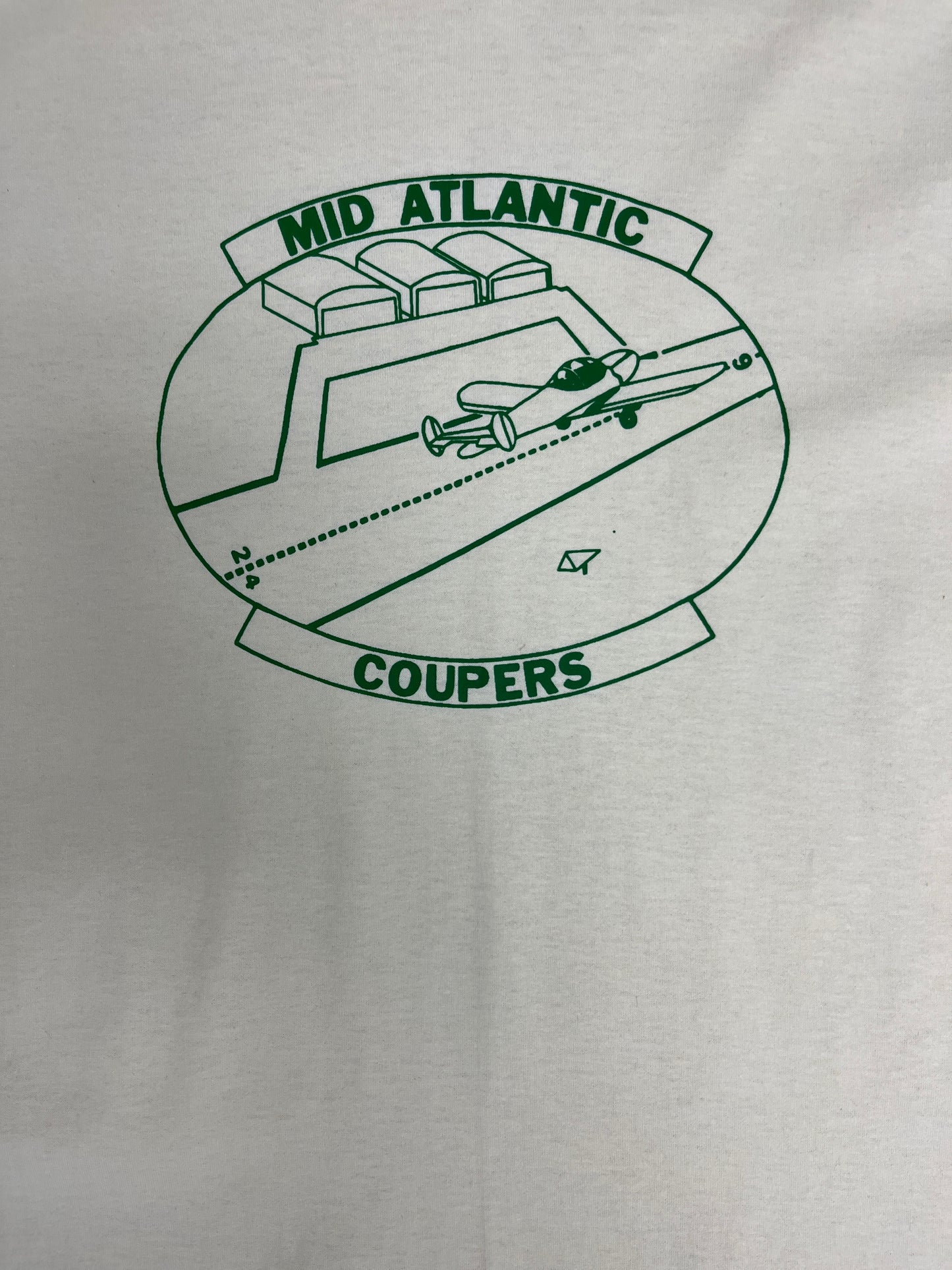 Mid Atlantic Coupers Graphic Tee | Size X-Large | Vintage 1990s Single Stitch Made in USA Yellow T-Shirt |