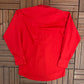 Ely Cattleman Button Down Shirt | Size Large | Vintage 1990s Plain Red Shirt |