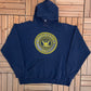 United States of America Navy Sweater | Size X-Large | Vintage 1990s Made in USA Blue Hoodie |