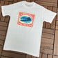 US Postage Stamps Graphic Tee | Size Medium | Vintage 1980s Promotional White T-Shirt |
