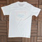 US Postage Stamps Graphic Tee | Size Medium | Vintage 1980s Promotional White T-Shirt |