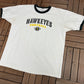 Iowa Hawkeyes Football Graphic Tee | Size X-Large | Vintage 2000s College Football White T-Shirt |