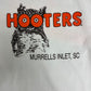Hooters Murrell Inlet, South Carolina Graphic Tee | Size Large | Vintage 2000s Collectors Promotional White T-Shirt |