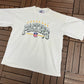 Green Bay Packers Embroidered Graphic Tee | Size Large | Vintage 1990s NFL Football White T-Shirt |