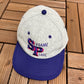 Sesame Place Embroidered Graphic Hat | Snap Back | Vintage 1990s Tourist Grey Cap |
