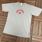 Ohio State Buckeyes XXL Athletic Dept. Graphic Tee | Size Large | Vintage 1990s College Grey T-Shirt | Made in USA |