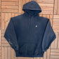 Big Dogs Embroidered Graphic Hoodie | Size X-Large | Vintage 2000s Cartoon Big Dogs Blue Sweater |