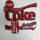 Enjoy Coke Graphic Tee | Size X-Large | Vintage 1990s Beverage Promotional White T-Shirt |