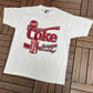 Enjoy Coke Graphic Tee | Size X-Large | Vintage 1990s Beverage Promotional White T-Shirt |