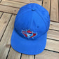 Toronto Blue Jays Embroidered Graphic Hat | Adjustable With Snap Back | Vintage 1990s MLB Baseball Blue Cap |