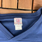 New York Giants Graphic Tee | Size Medium | Vintage 1990s Single Stitch Blue Half Sleeve T-Shirt | Made in USA | Free Shipping to USA |