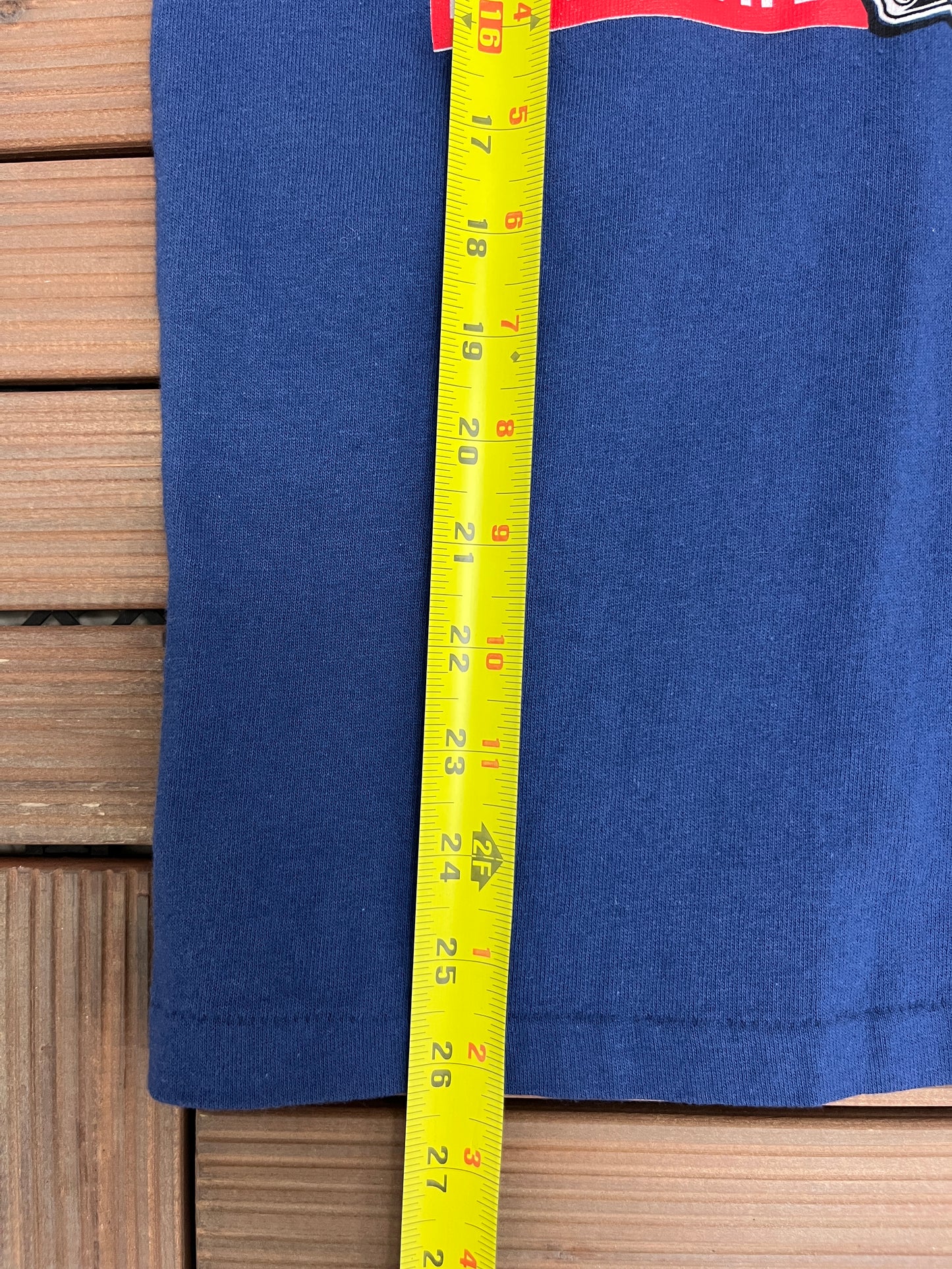 New York Giants Graphic Tee | Size Medium | Vintage 1990s Single Stitch Blue Half Sleeve T-Shirt | Made in USA | Free Shipping to USA |