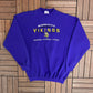 Minnesota Vikings Embroidered Graphic Crewneck | Size X-Large | Vintage 1990s NFL Football Purple Sweater |