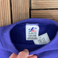 Minnesota Vikings Embroidered Graphic Crewneck | Size X-Large | Vintage 1990s NFL Football Purple Sweater |